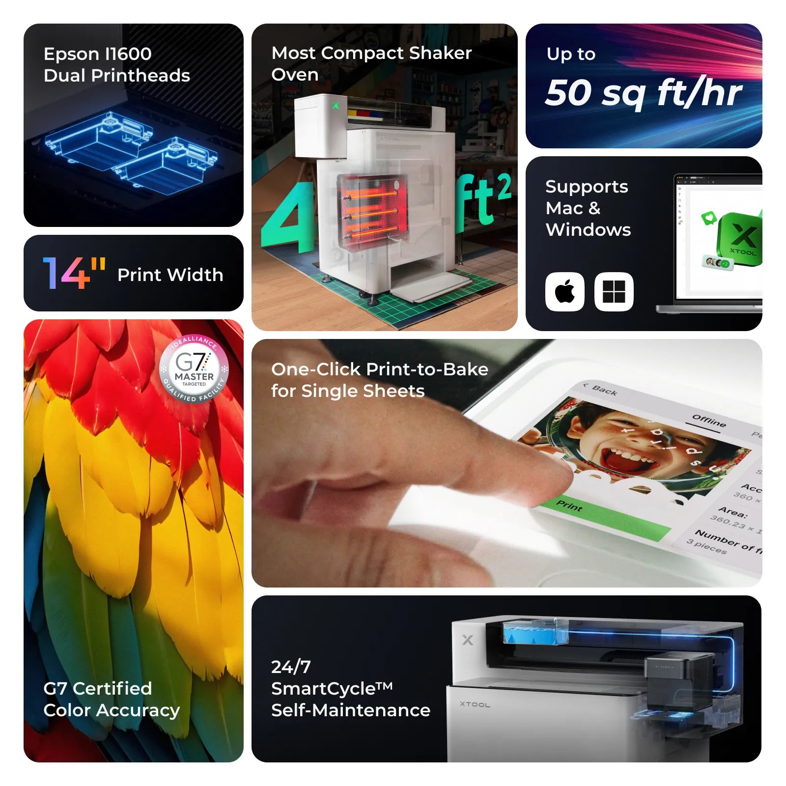 xTool Apparel Printer DTF Systeem 30cm - Afbeelding 3